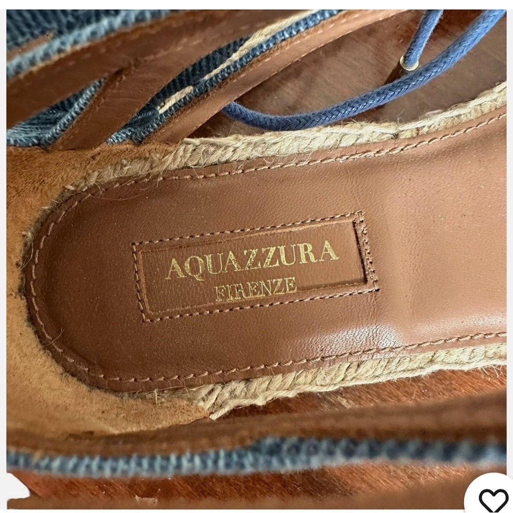 Aquazzura Belgravia Denim Espadrilles - Picture 4 of 4
